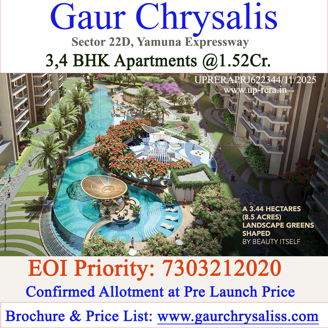 Gaur Chrysalis Sector 22D Yamuna Expressway